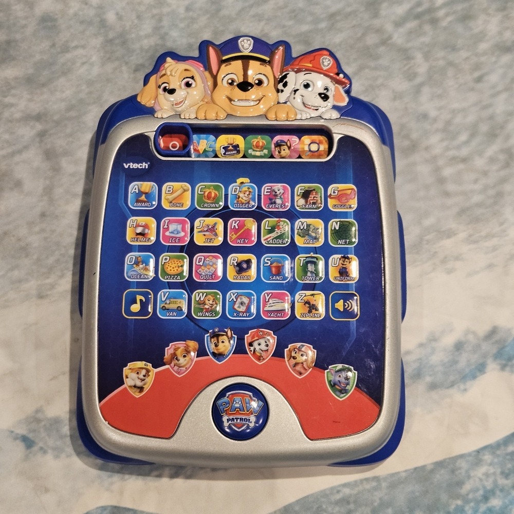 VTech Paw Patrol Learning Tablet Electronic Educational Toy Tested Working Sound
